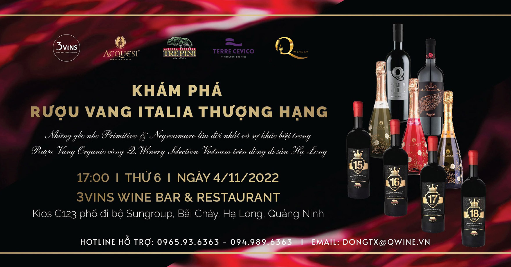 Khám phá rượu vang Ý thượng hạng